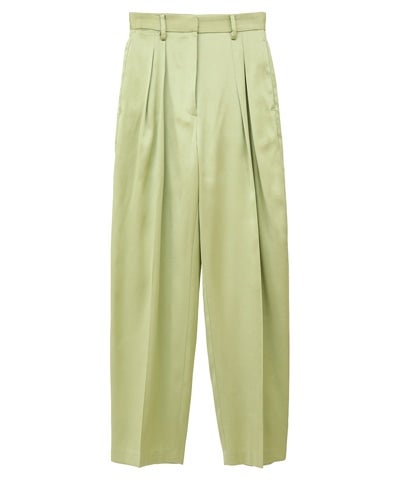 パンツ CLANE SATIN TUCK PANTS CLANE SATIN TUCK PANTS