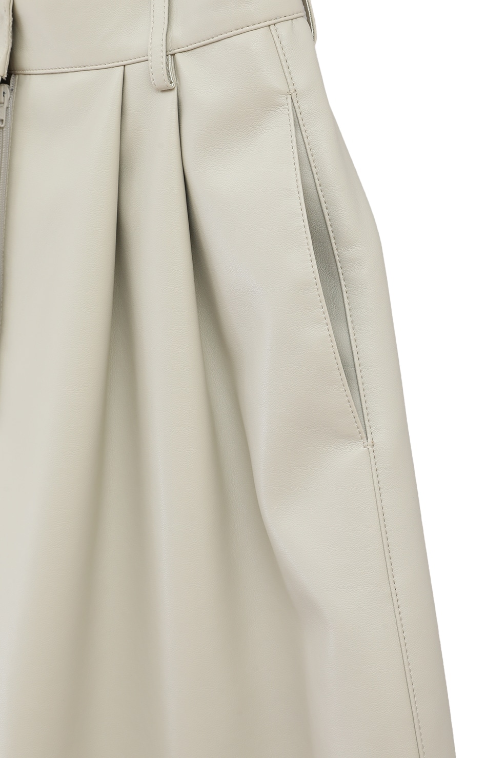 VEGAN LEATHER CURVY PANTS｜SKIRT/PANTS(スカート/パンツ)｜CLANE OFFICIAL ONLINE STORE