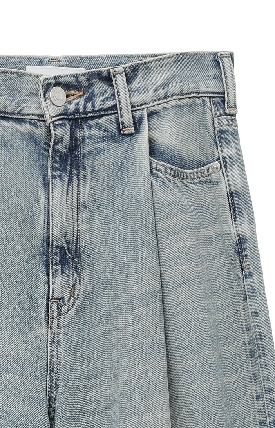 新品タグ付】SuzuHirose×CLANE タックワイドデニムパンツ