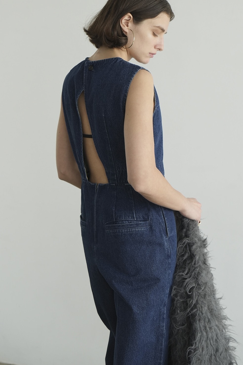 BACK OPEN DENIM ALL IN ONE｜24AW 1st PRE ORDER()｜CLANE OFFICIAL 