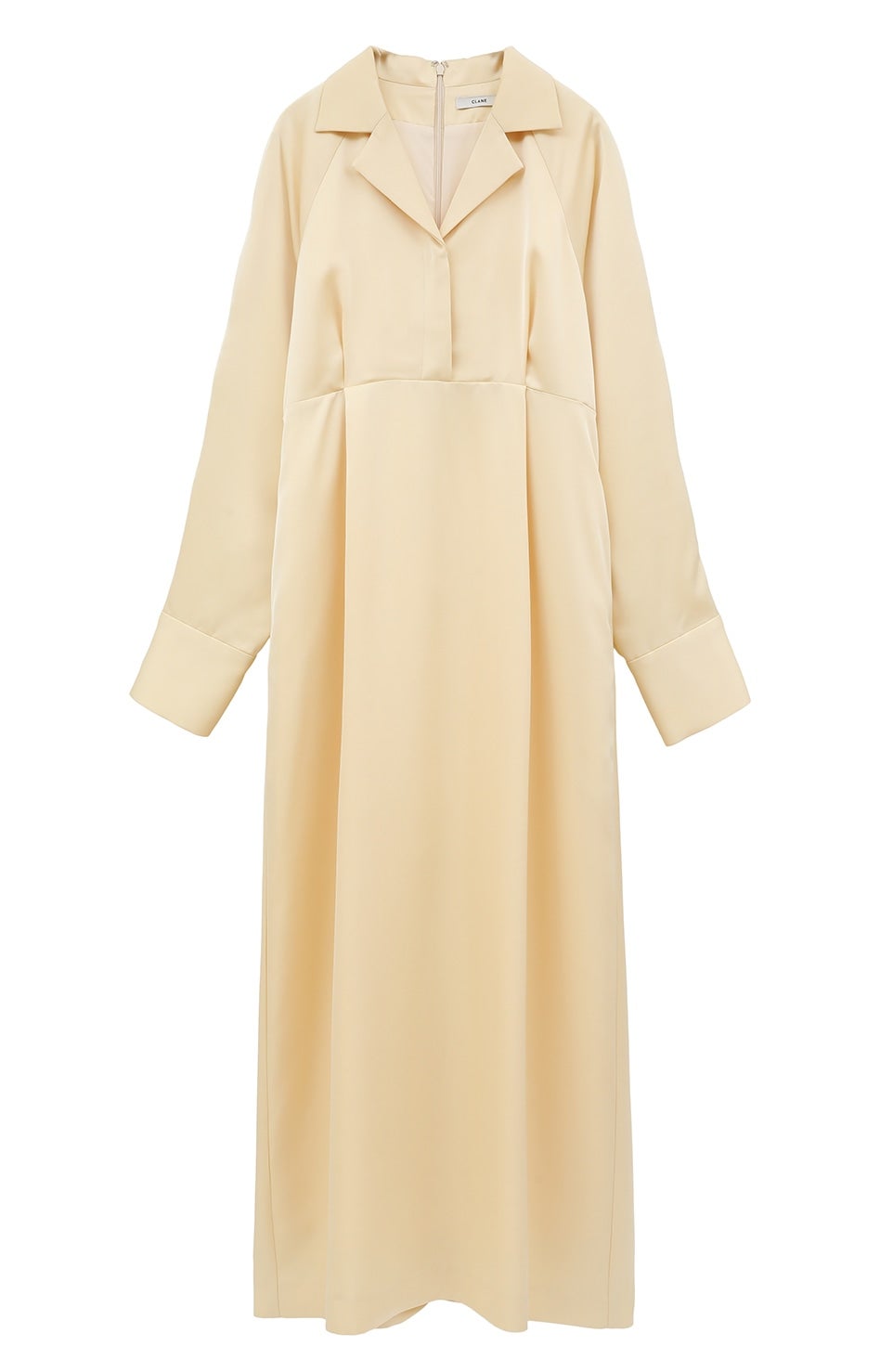 新品タグ付きSlit Hole Sleeve Satin Onepiece