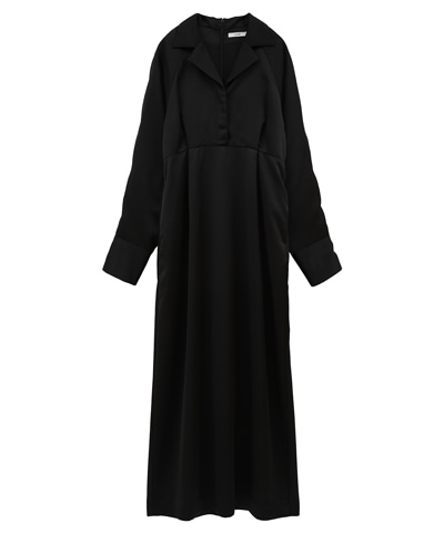 SLIT HOLE SLEEVE SATIN ONEPIECE｜DRESS(ドレス)｜CLANE OFFICIAL ONLINE STORE