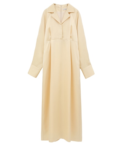 SLIT HOLE SLEEVE SATIN ONEPIECE｜DRESS(ドレス)｜CLANE OFFICIAL ONLINE STORE