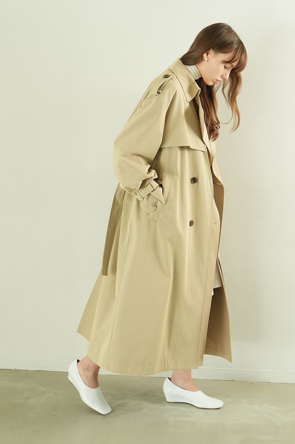 LAYER LONG TRENCH COAT｜OUTER(アウター)｜CLANE OFFICIAL ONLINE STORE