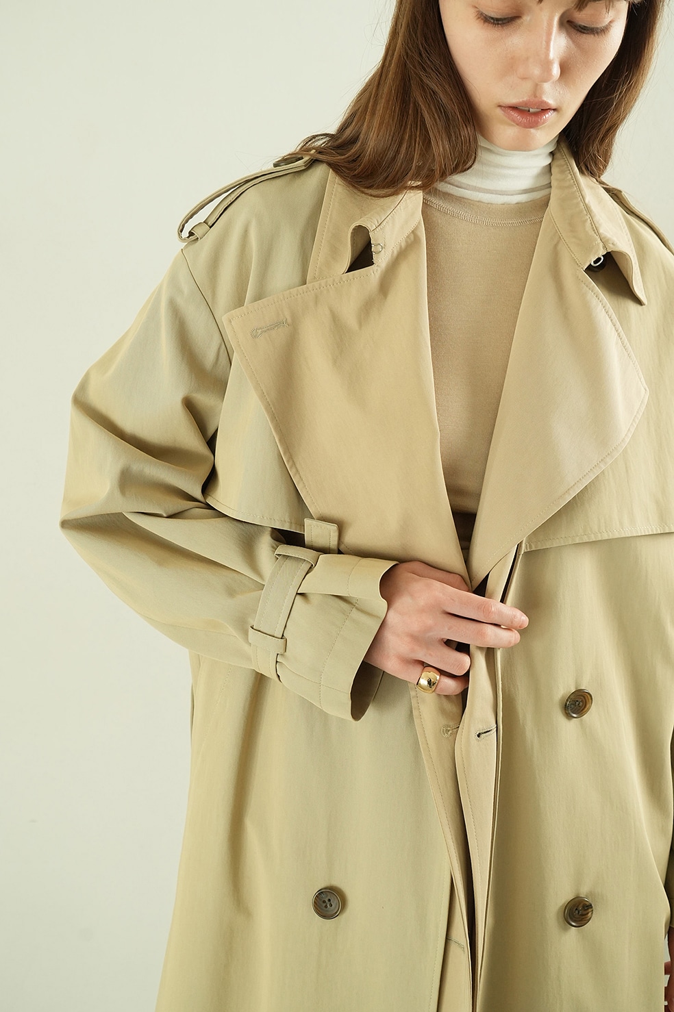 LAYER LONG TRENCH COAT｜OUTER(アウター)｜CLANE OFFICIAL ONLINE STORE