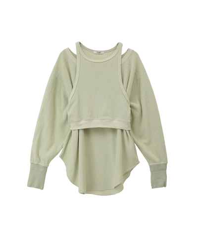 LAYRED BUSTIER THERMAL TOPS｜TOPS(トップス)｜CLANE OFFICIAL