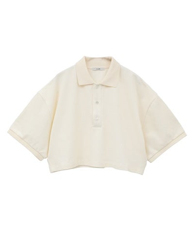 CLANE POWER SHOULDER POLO TOPS サイズS CLANE POWER SHOULDER POLO TOPS サイズS