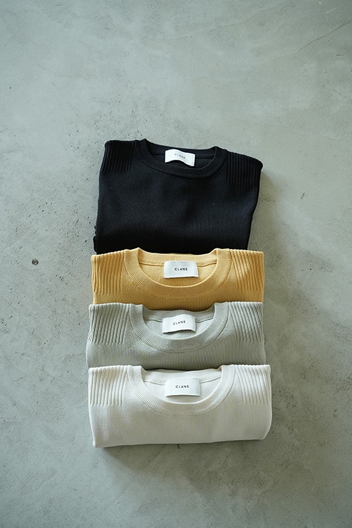 BASIC COMPACT KNIT TOPS