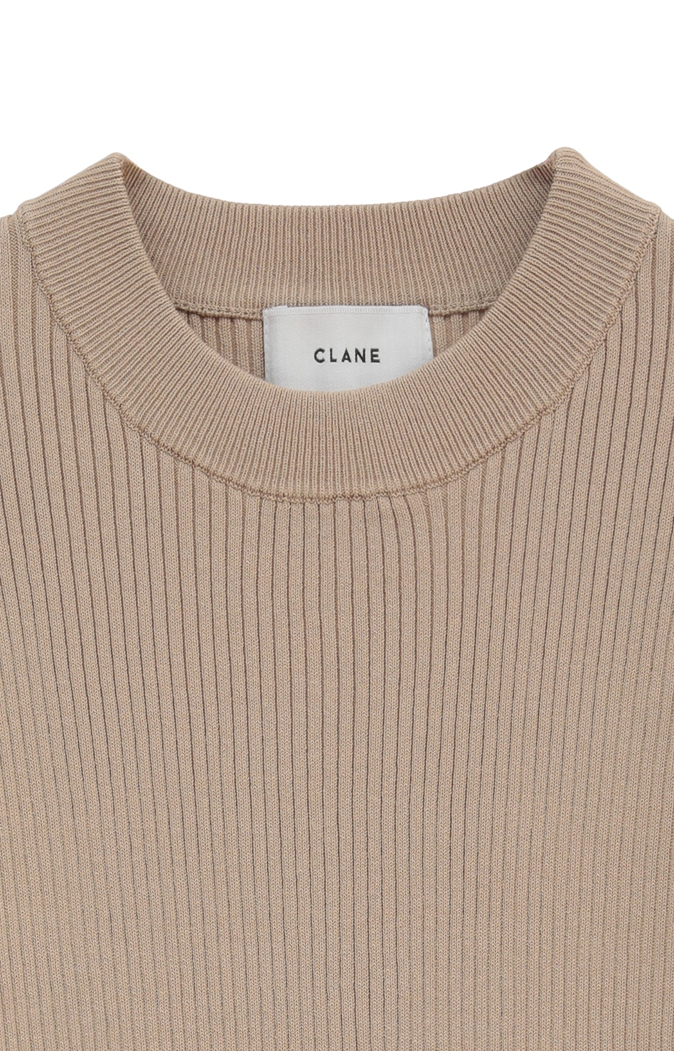 H/N HALF SLEEVE RIB KNIT TOPS｜TOPS(トップス)｜CLANE OFFICIAL 