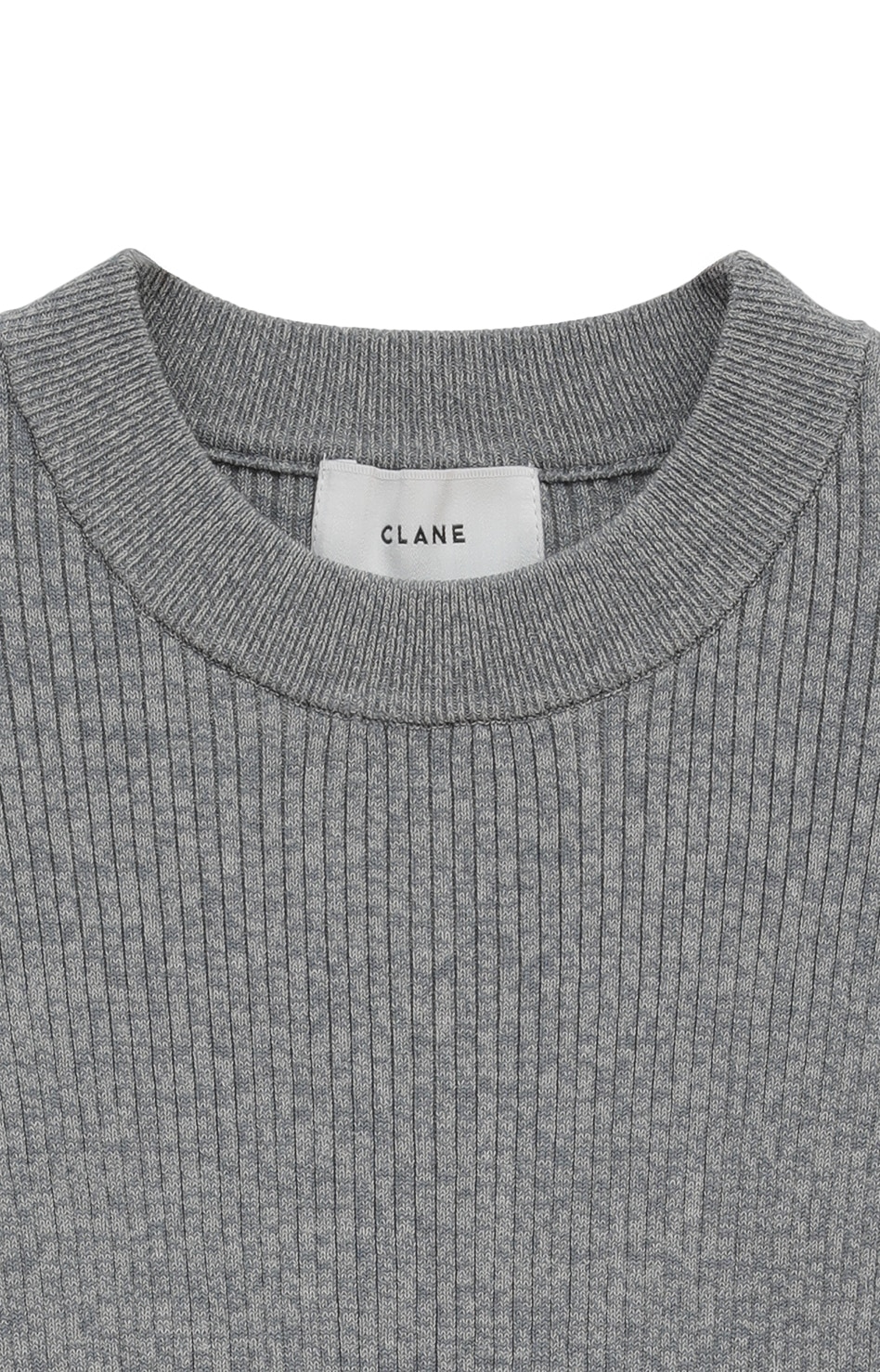 H/N HALF SLEEVE RIB KNIT TOPS｜TOPS(トップス)｜CLANE OFFICIAL ...