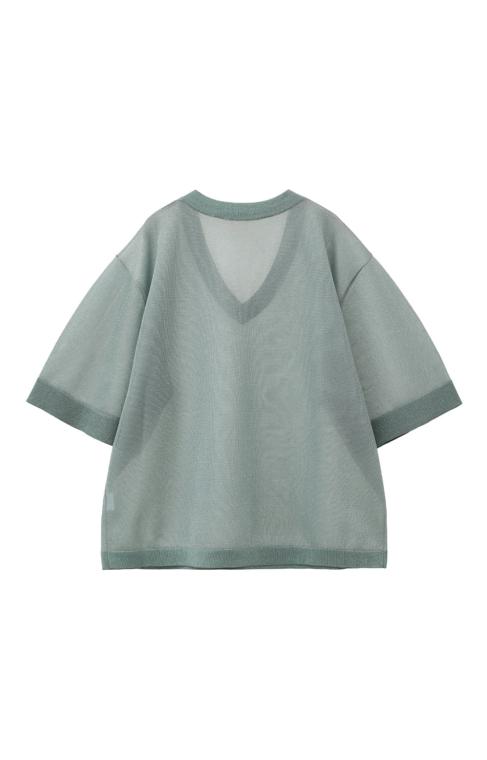 SHEER V NECK KNIT TOPS｜TOPS(トップス)｜CLANE OFFICIAL ONLINE STORE