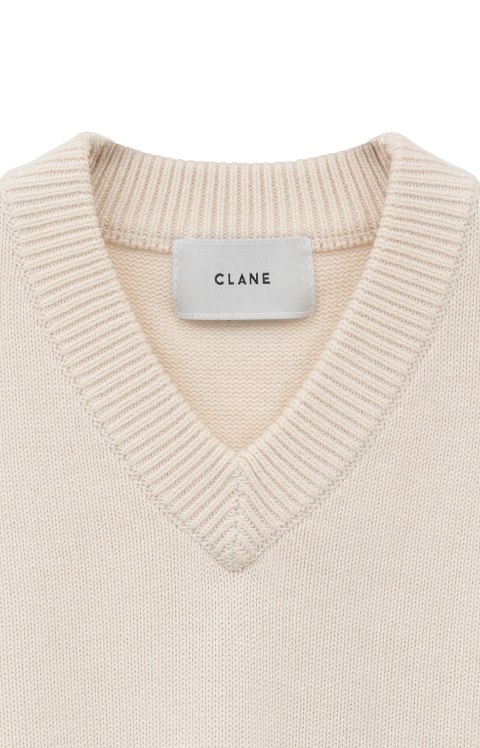 CROPPED V NECK KNIT TOPS｜TOPS(トップス)｜CLANE OFFICIAL ONLINE STORE