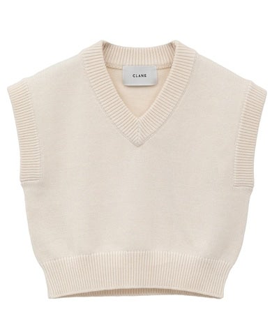 大量入荷 V CROPPED NECK OFFICIAL TOPS｜TOPS(トップス)｜CLANE KNIT トップス