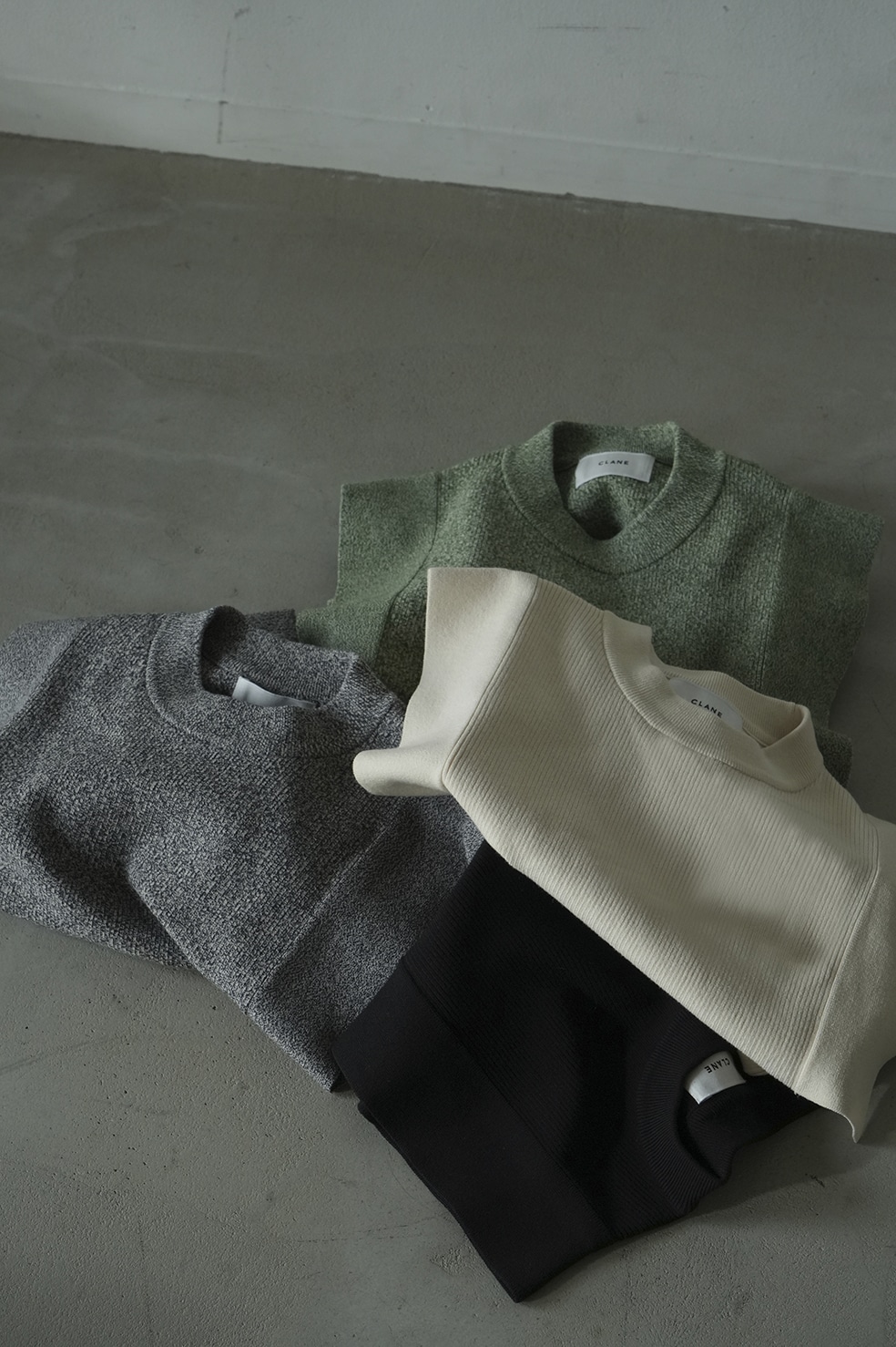 SQUARE SLEEVE KNIT TOPS｜TOPS(トップス)｜CLANE OFFICIAL ONLINE STORE