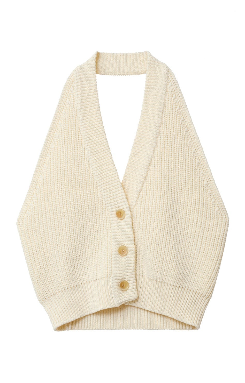HALTER NECK BUSTIER KNIT TOPS｜TOPS(トップス)｜CLANE