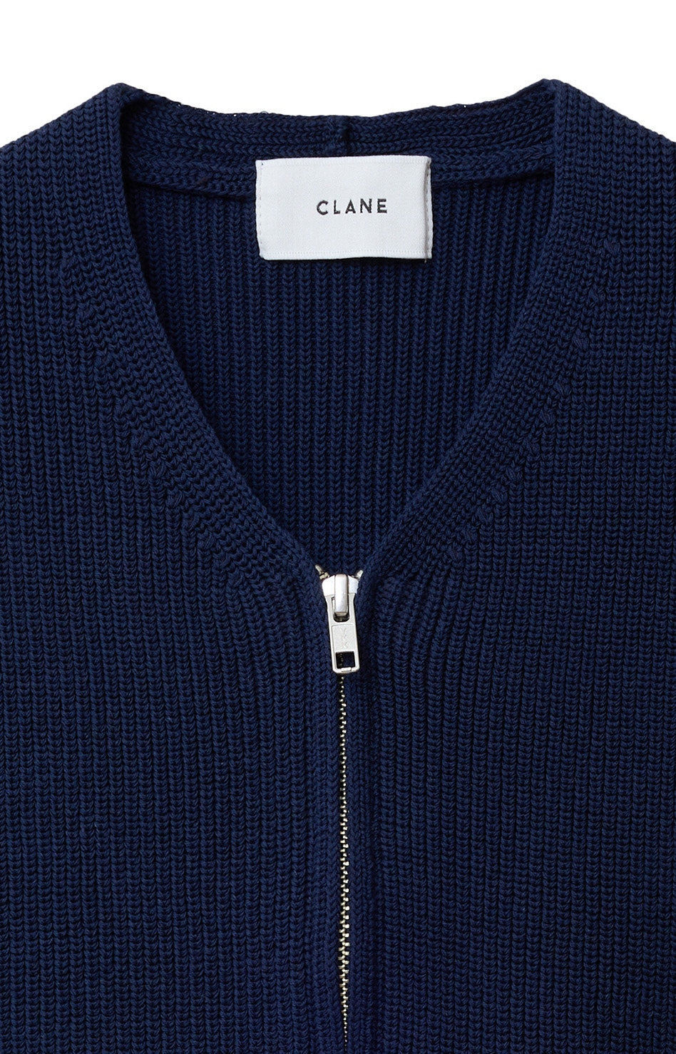 ZIP COMPACT KNIT VEST｜24SS 2nd EXHIBITION()｜CLANE OFFICIAL