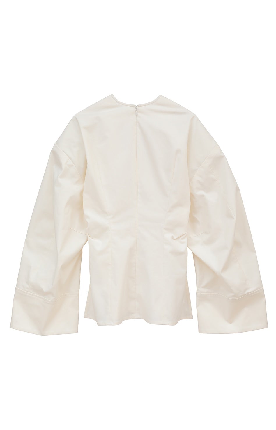 CLANE シャツ DECOLLETE LINE BLOUSE WHITE 新作 CLANE - デコルテライン ブラウス - DECOLLETE LINE BLOUSE
