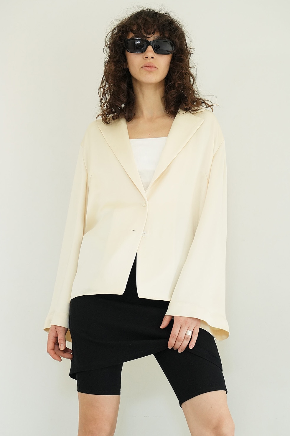 TAILORED SATIN SHIRT｜TOPS(トップス)｜CLANE OFFICIAL ONLINE STORE