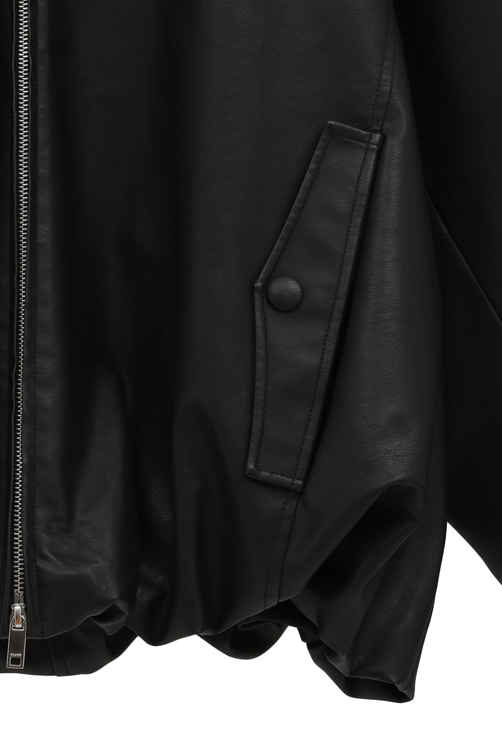 ジャケット・アウター CLANE FAKE LEATHER BALLOON JACKET CLANE/クラネ】FAKE LEATHER BALLOON JACKET/フェイクレザー