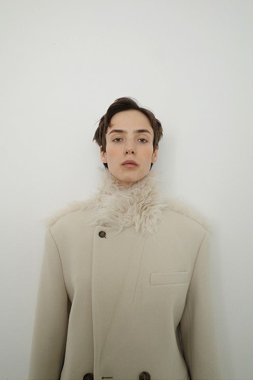 FAKE FUR DOCKING OVER COAT