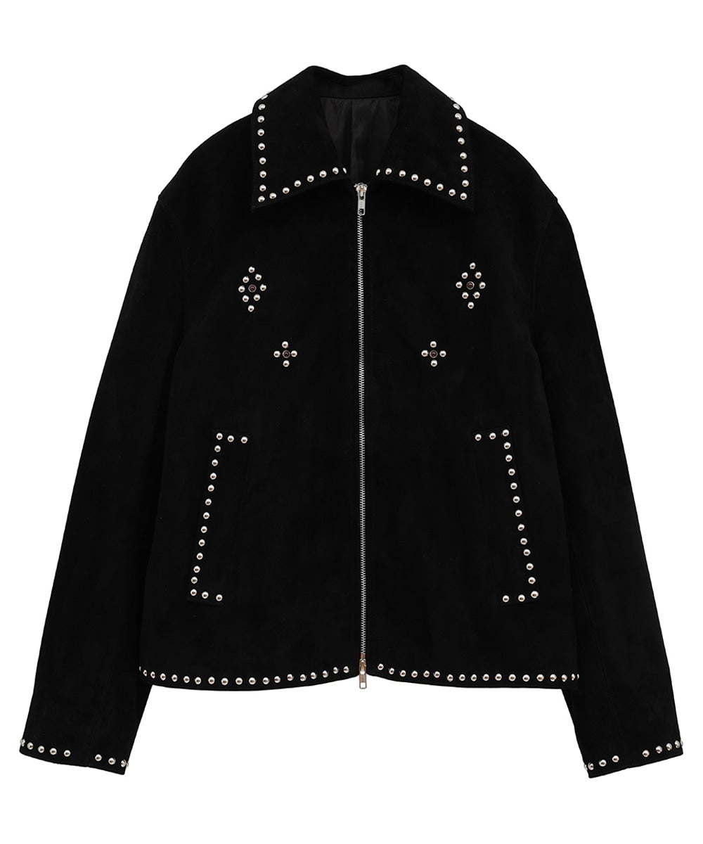 【PRE ORDER 2BUY 10%OFF】SUEDE STUDS BLOUSON