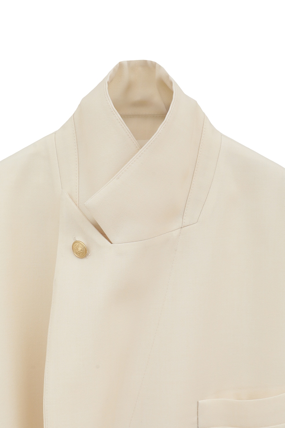 PRE ORDER 2BUY 10%OFF】OVER SHOULDER GOLD BUTTON BLAZER