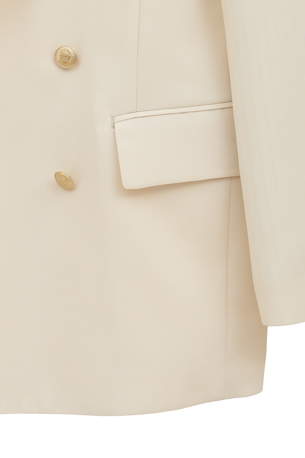 PRE ORDER 2BUY 10%OFF】OVER SHOULDER GOLD BUTTON BLAZER