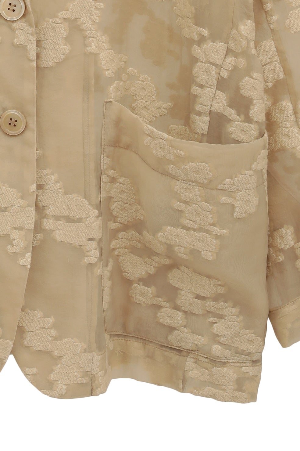 ジャケット・アウター CLANE FLOWER SHEER JACQUARD JACKET FLOWER SHEER JACQUARD JACKET｜OUTER(アウター)｜CLANE