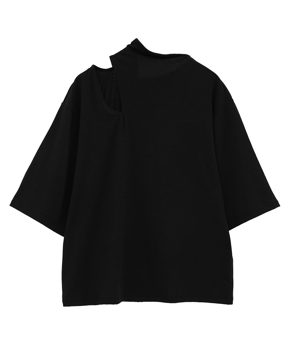 SLASH NECK HALF SLEEVE TOPS