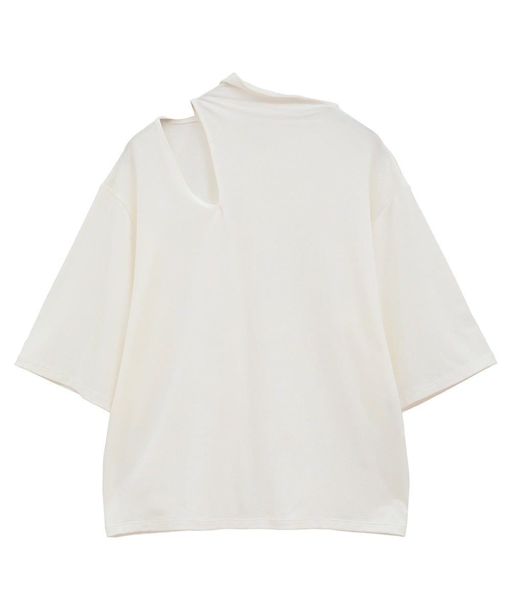 SLASH NECK HALF SLEEVE TOPS｜TOPS(トップス)｜CLANE OFFICIAL