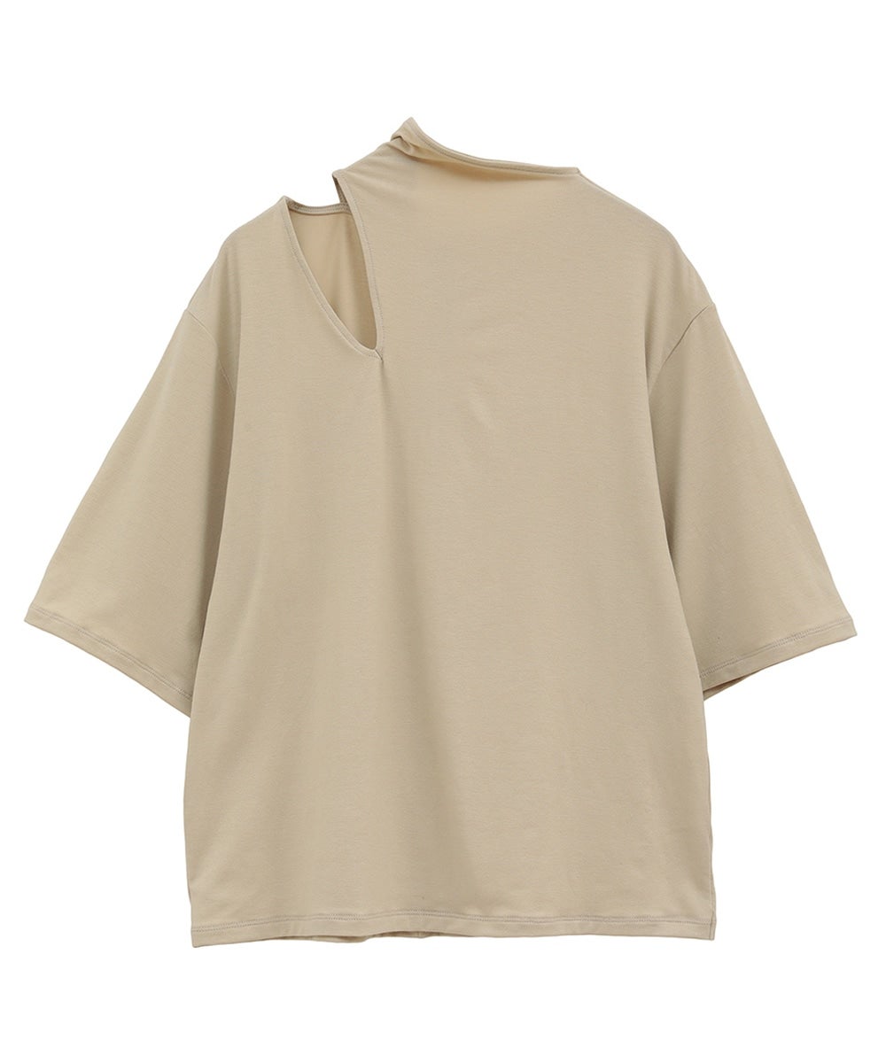 SLASH NECK HALF SLEEVE TOPS｜TOPS(トップス)｜CLANE OFFICIAL