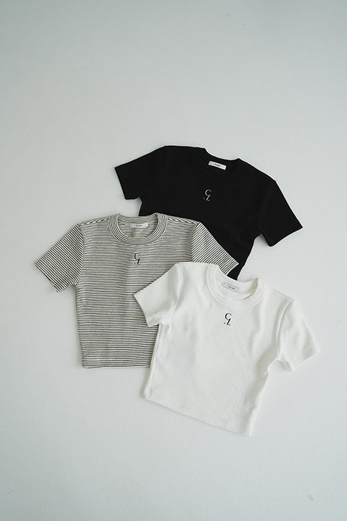 LOGO CROPPED TIGHT TEE