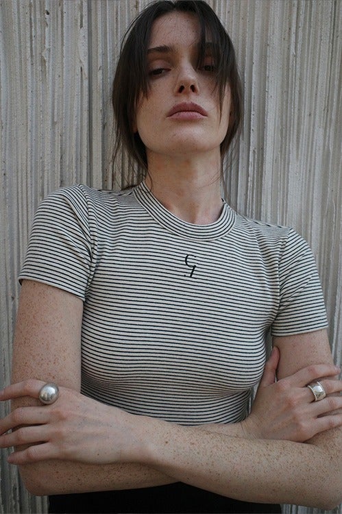 LOGO CROPPED TIGHT TEE