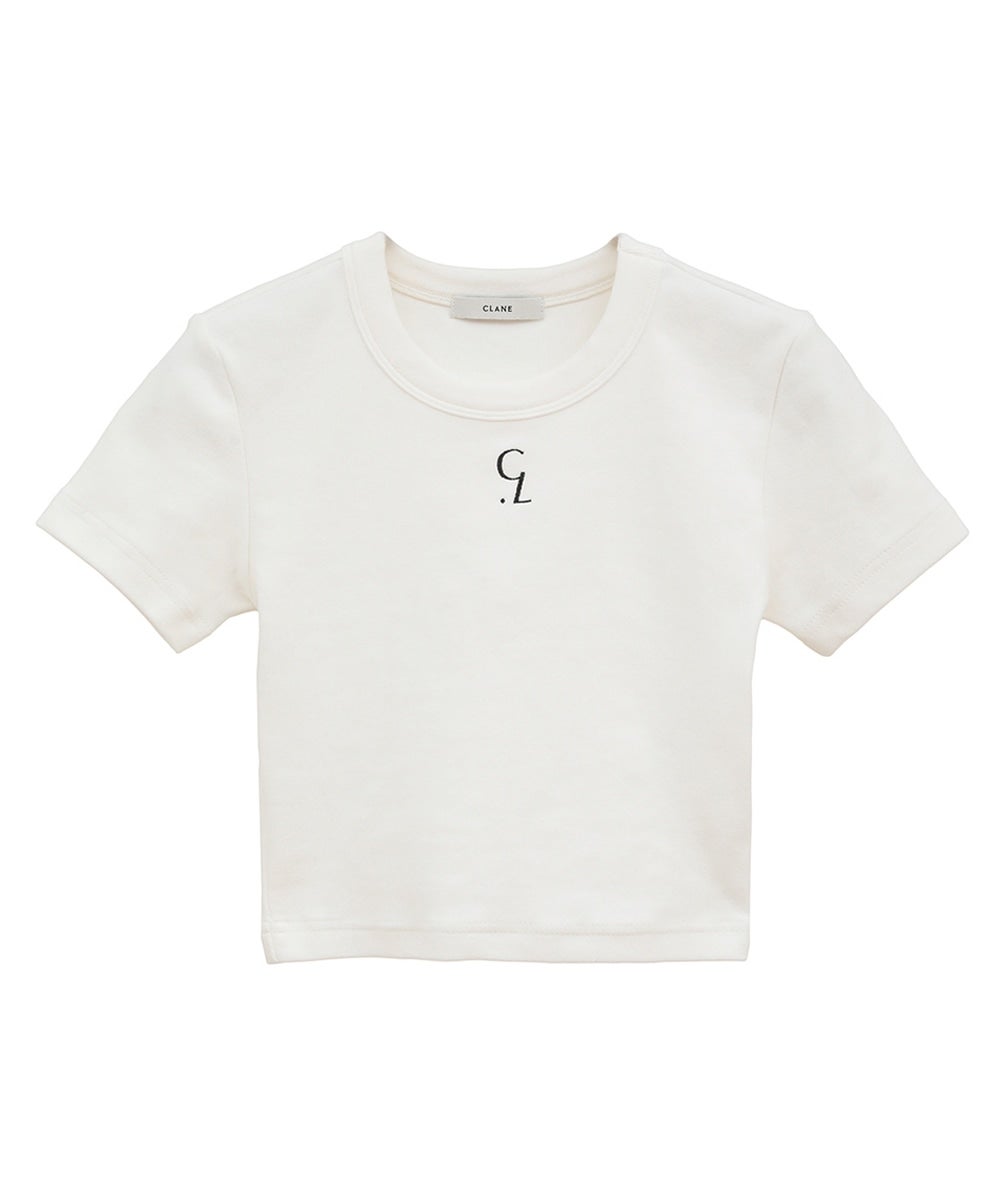 トップス CLANE LOGO CROPPED TIGHT TEE LOGO CROPPED TIGHT TEE｜TOPS(トップス)｜CLANE OFFICIAL