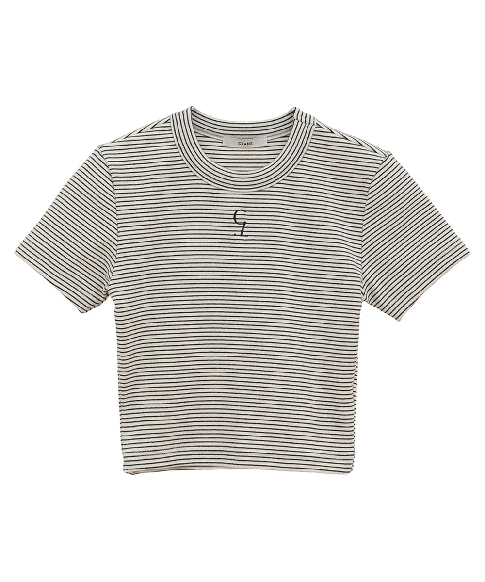 トップス CLANE LOGO CROPPED TIGHT TEE LOGO CROPPED TIGHT TEE｜TOPS(トップス)｜CLANE OFFICIAL