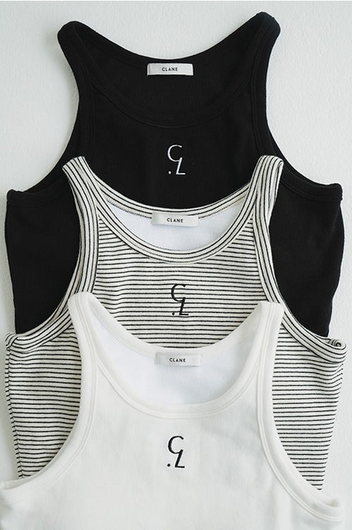 LOGO SLIM TANK TOPS