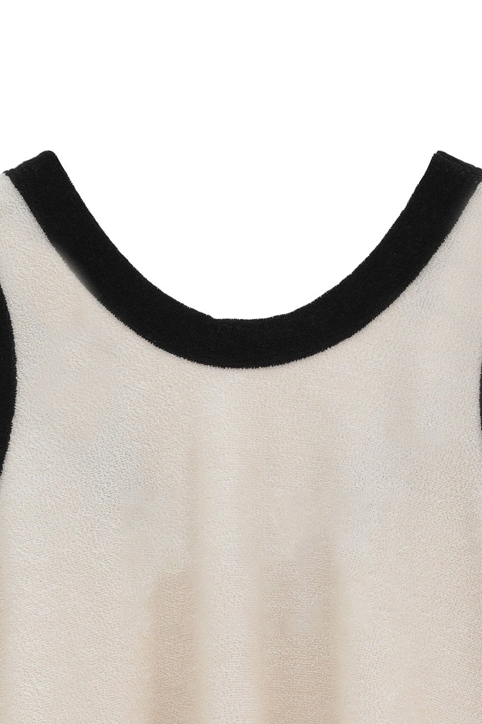 clane クラネ　PILE FLARE TANK TOPS ブラウン CLANE - パイル フレアショートトップス - PILE FLARE TANK TOPS