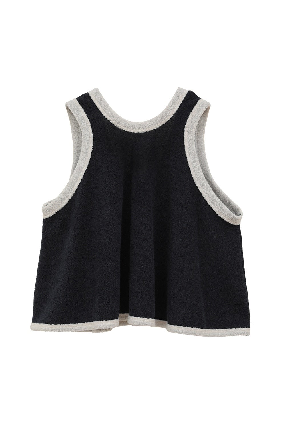 CLANE PILE FLARE TANK TOPS ブラウン サイズ1 CLANE - パイル フレアショートトップス - PILE FLARE TANK TOPS