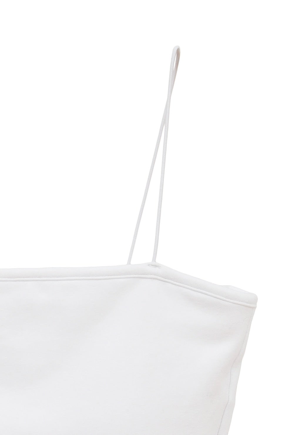 CLANE THIN CORD BARE TOP ホワイト THIN CORD CAMISOLE｜TOPS(トップス)｜CLANE OFFICIAL ONLINE STORE