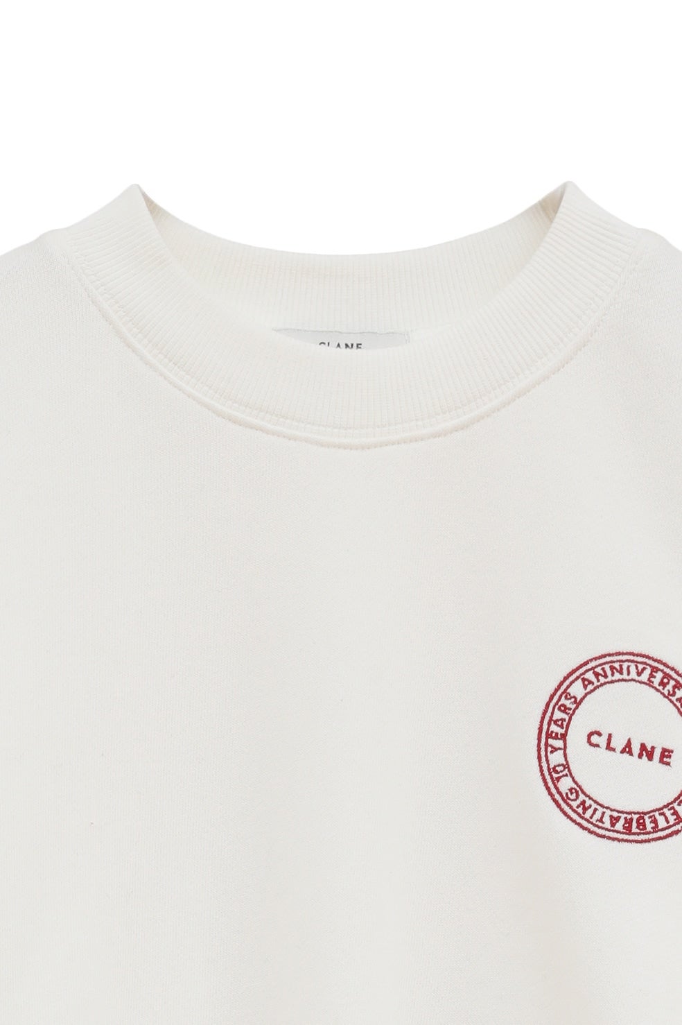 CLANE 10TH LOGO SWEAT TOPS サイズ1 10TH LOGO SWEAT TOPS｜TOPS(トップス)｜CLANE OFFICIAL ONLINE