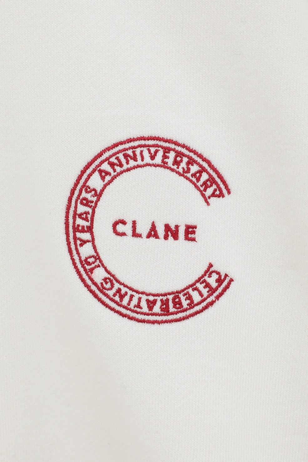 10TH LOGO SWEAT TOPS｜TOPS(トップス)｜CLANE OFFICIAL ONLINE