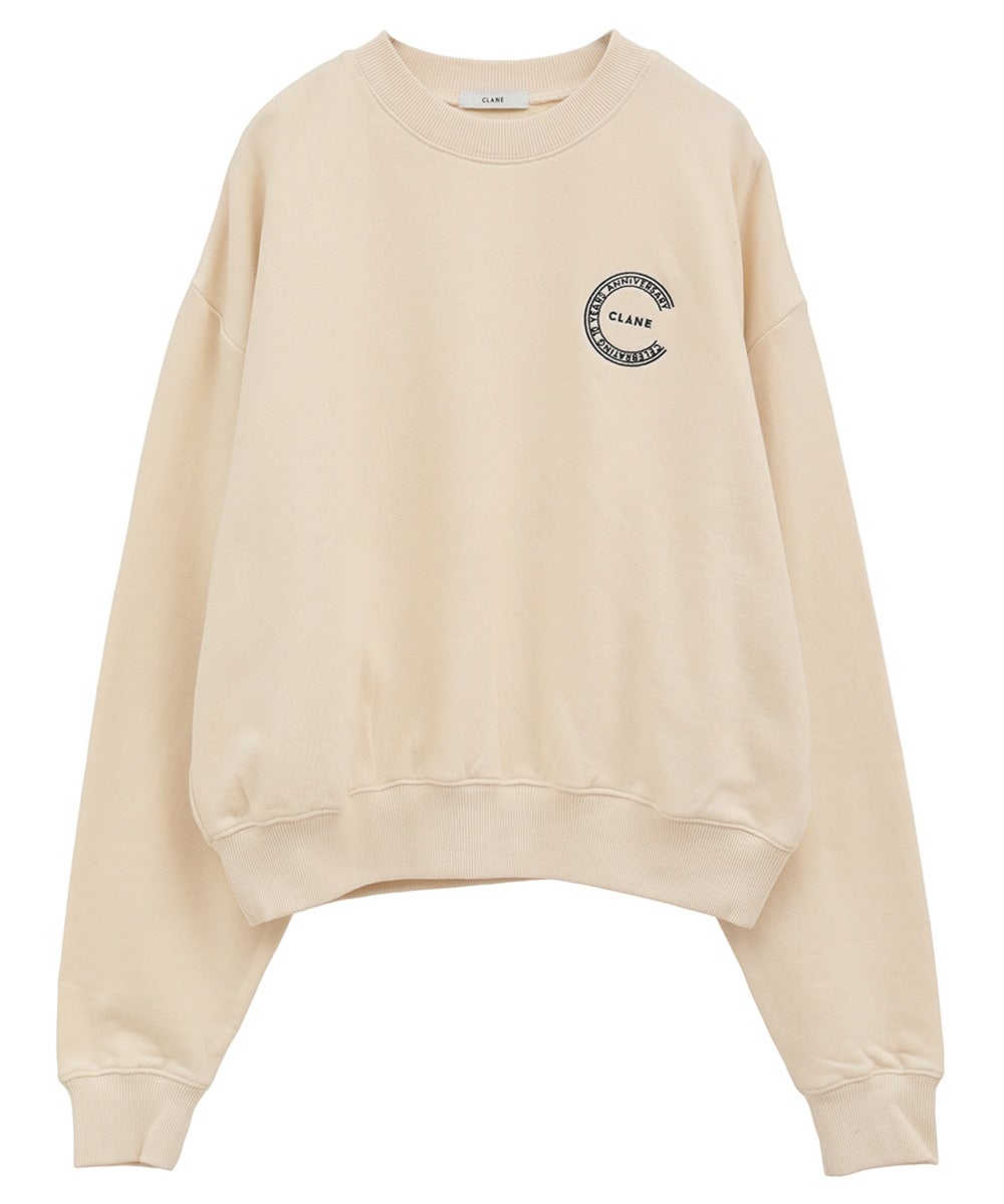 CLANE 10TH LOGO SWEAT TOPS サイズ1 10TH LOGO SWEAT TOPS｜TOPS(トップス)｜CLANE OFFICIAL ONLINE