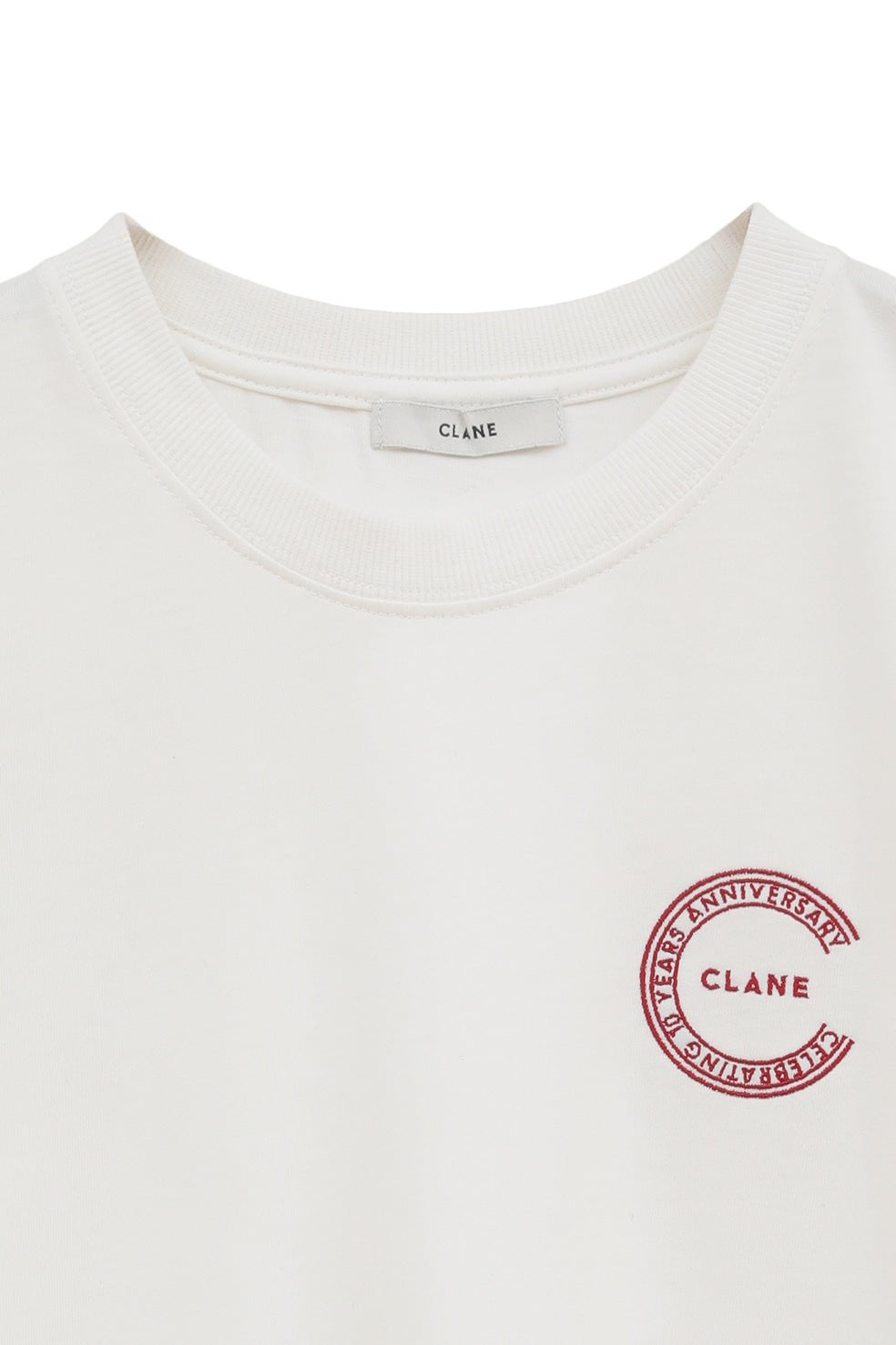 10TH LOGO TEE｜TOPS(トップス)｜CLANE OFFICIAL ONLINE STORE