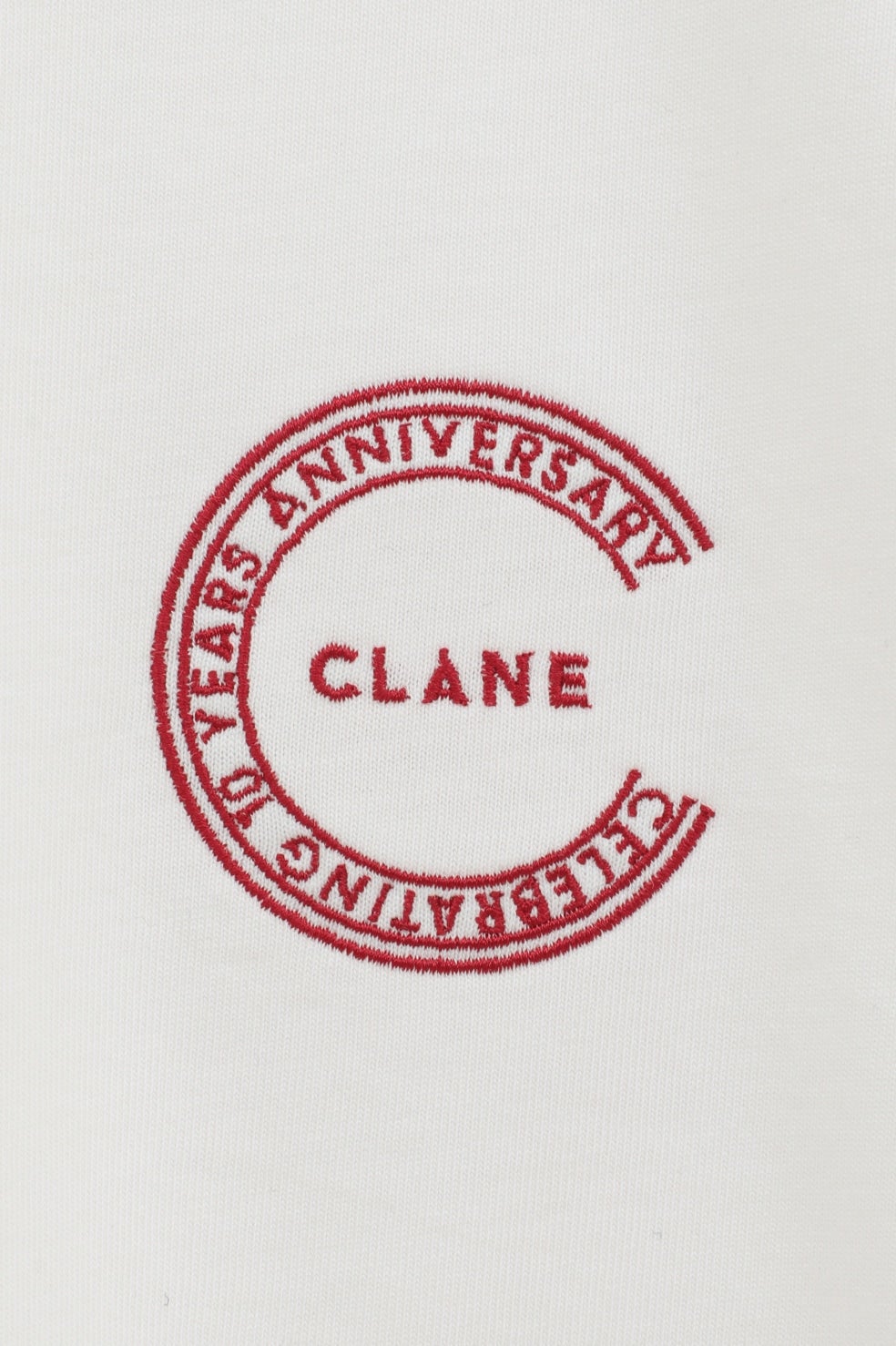 10TH LOGO TEE｜TOPS(トップス)｜CLANE OFFICIAL ONLINE STORE