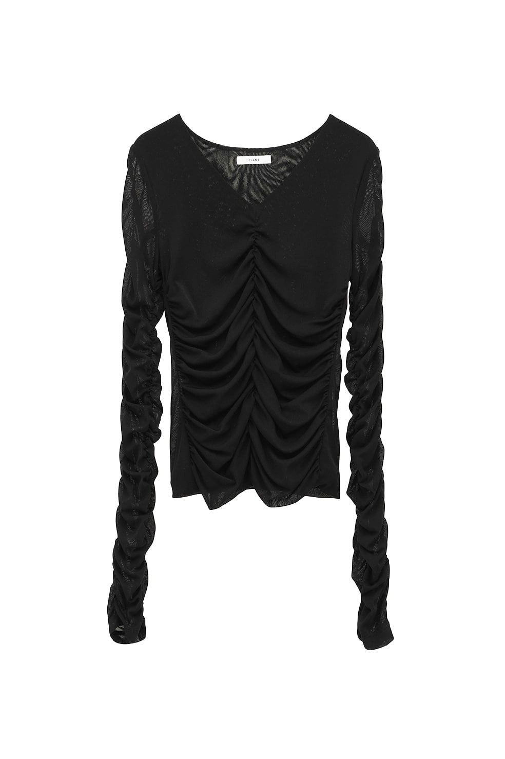 W TULLE SHIRRING TOPS｜TOPS(トップス)｜CLANE OFFICIAL ONLINE