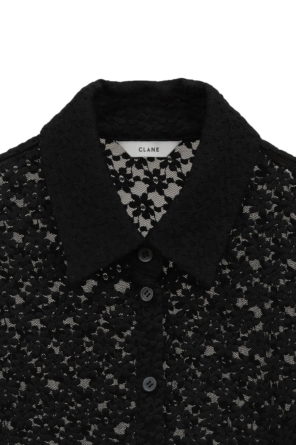 3D FLOWER LACE SHIRT｜TOPS(トップス)｜CLANE OFFICIAL ONLINE STORE
