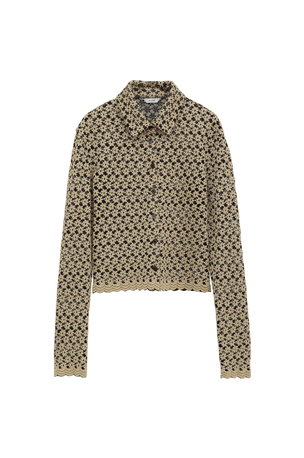 3D FLOWER LACE SHIRT｜TOPS(トップス)｜CLANE OFFICIAL ONLINE