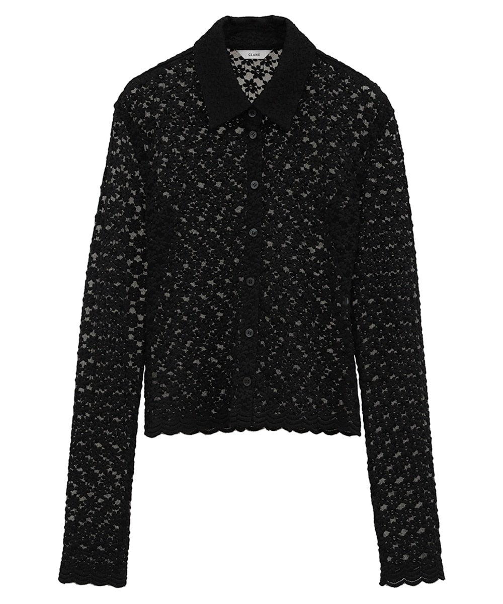 CLANE 3D Flower Lace Shirt サイズ1 3D FLOWER LACE SHIRT｜TOPS(トップス)｜CLANE OFFICIAL ONLINE
