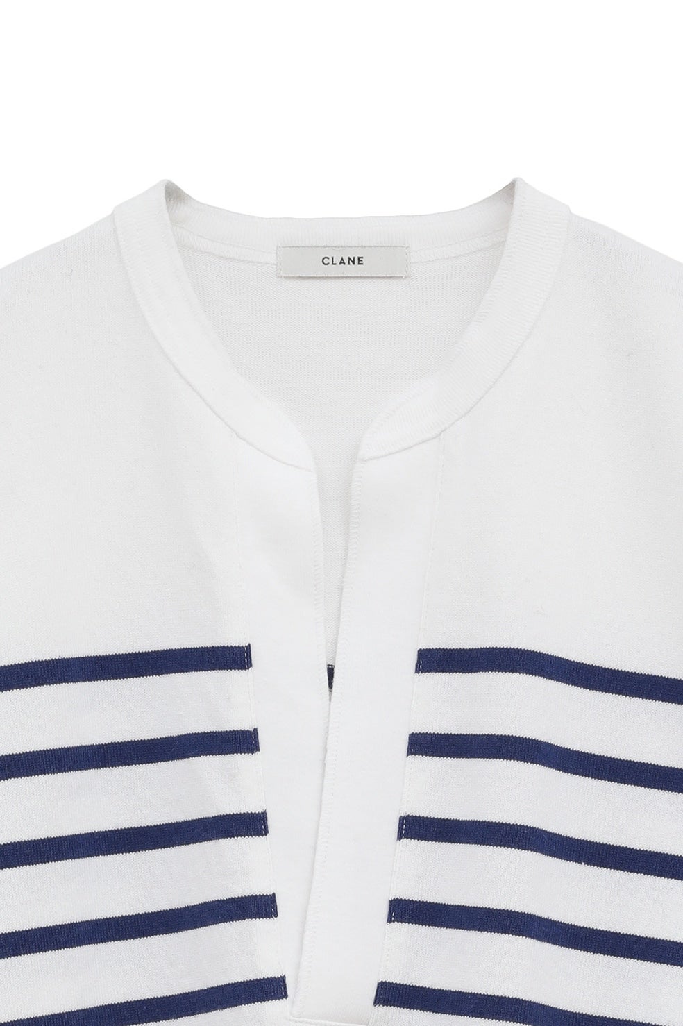 WIDE HENRY NECK BORDER TOPS｜TOPS(トップス)｜CLANE OFFICIAL ONLINE