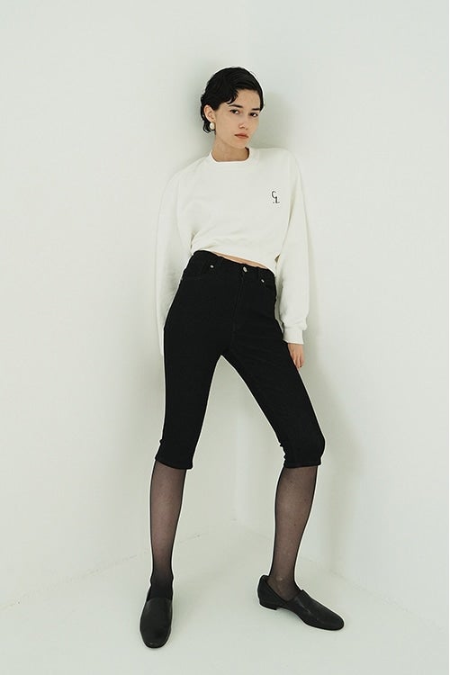 LOGO SHORT SWEAT TOPS